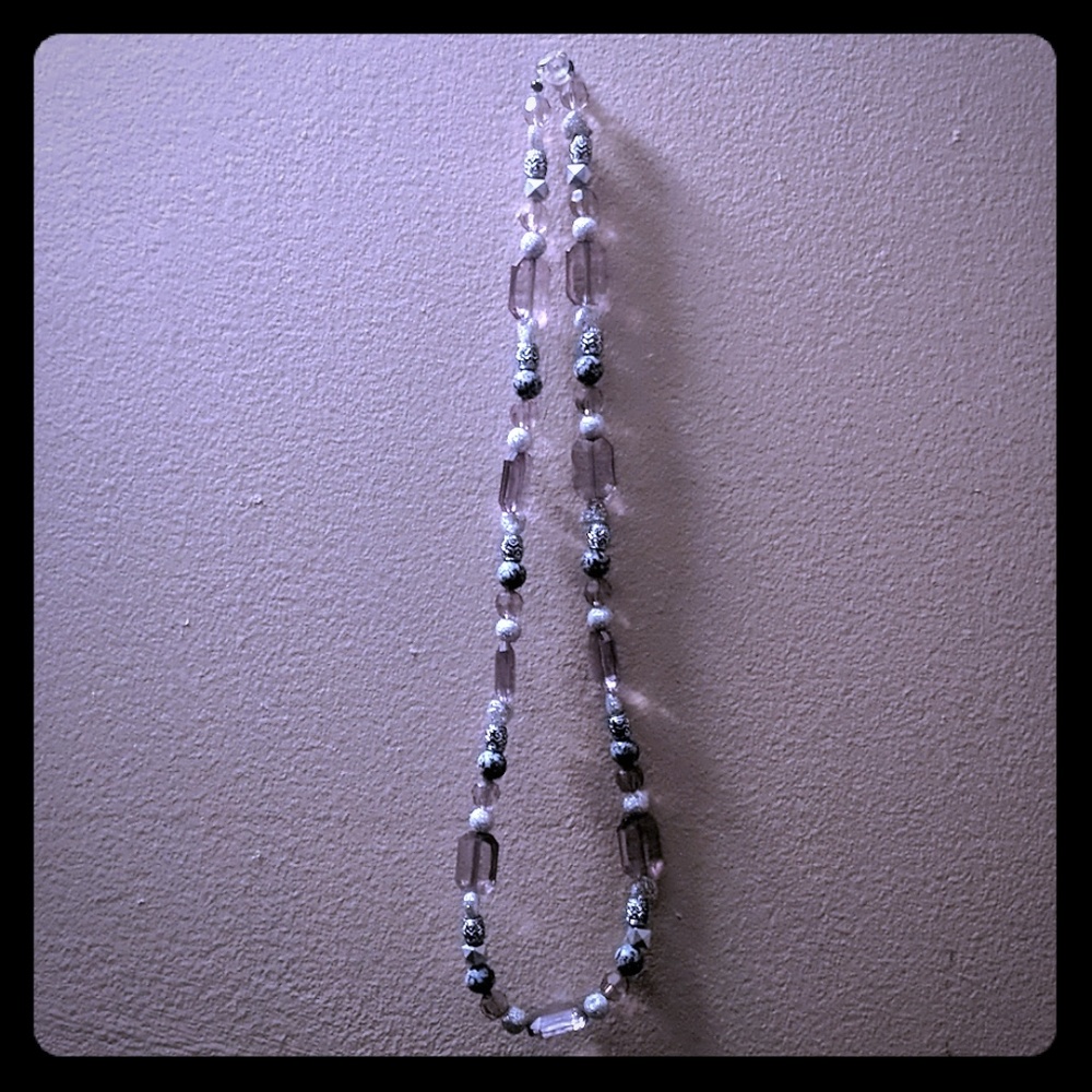 Black handcrafted necklace